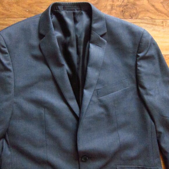 NWT- Mens Kenneth Cole Reaction Gray 2 Piece Suit Size 42R & Pants 32 X 32 - Picture 4 of 16